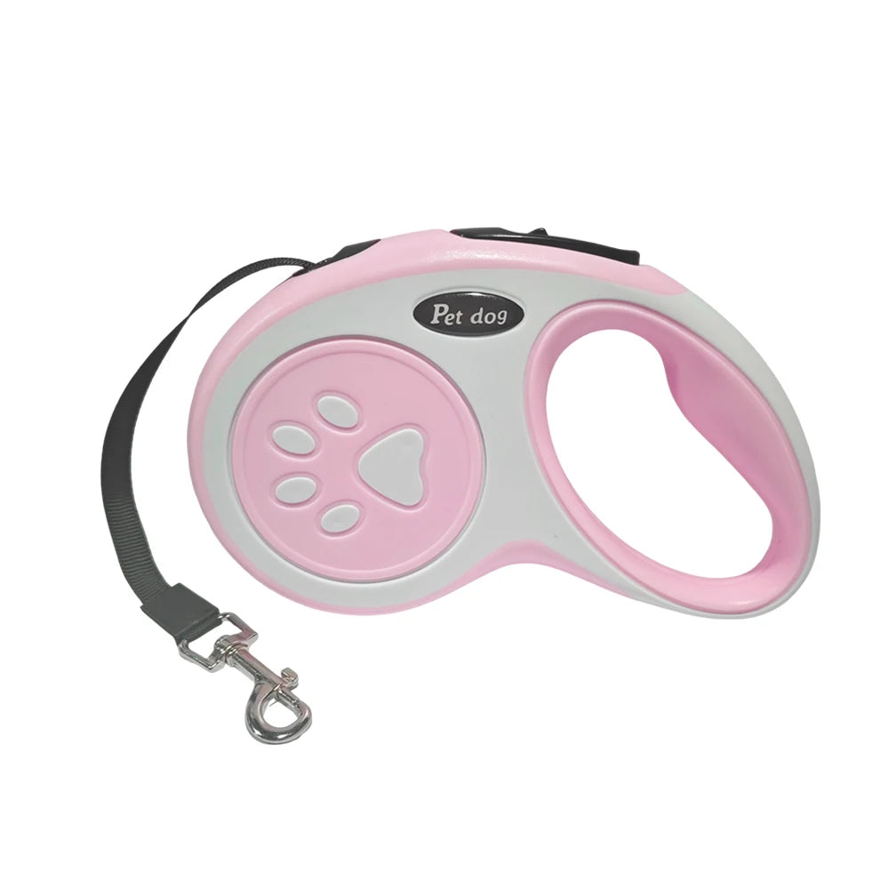 Retractable Dog Leash 3M/5M – One-Button Lock