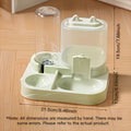 2-in-1 Pet Feeder & Water Dispenser for Cats & Dogs